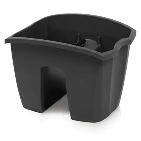 Doniczka Crown DCRO240 wisząca balkonowa 7 L antracyt