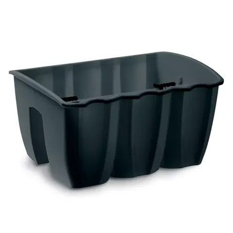 Doniczka Crown DCRO400 wisząca balkonowa 12 L antracyt