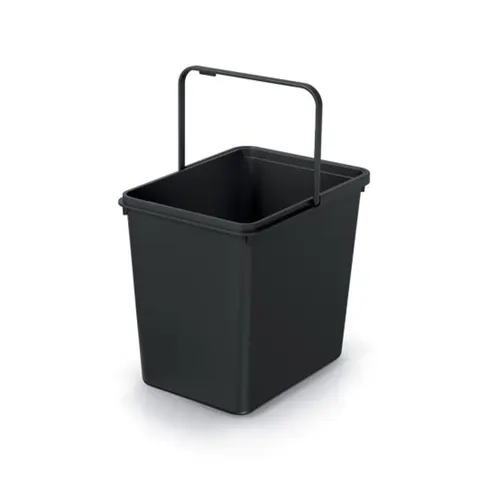 Wkład do kosza na śmieci Systema Basic - czarny recykling 23L KEDEN