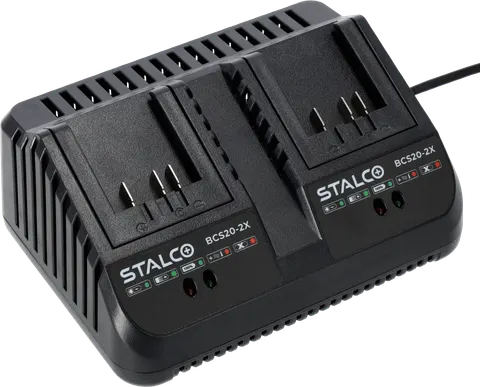 STALCO Ładowarka podwójna 4A 105W BCS20-2X 20V S-VOLT S-97392