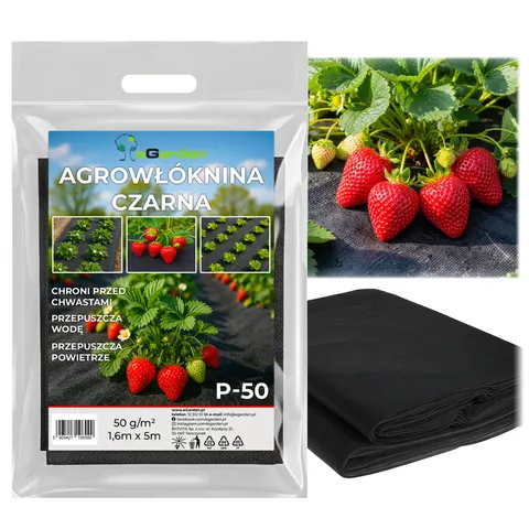 eGarden Agrowłóknina P-50 Czarna 1.6x5m