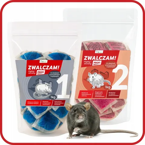 TRUTKA na myszy i szczury PRO Skuteczna do dużych powierzchni 2kg ZWALCZAM!