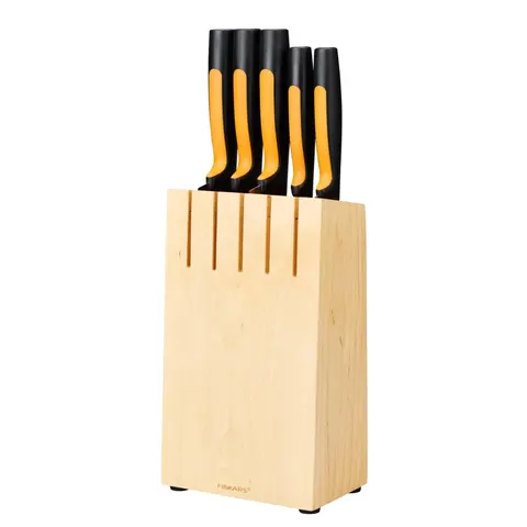 Fiskars Blok z 5 nożami FF promocyjny FIS 1062927