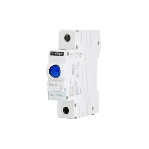 Lampka Sygnalizacyjna Led Sl8 Niebieska; A15-SL8-NI, SCHELINGER