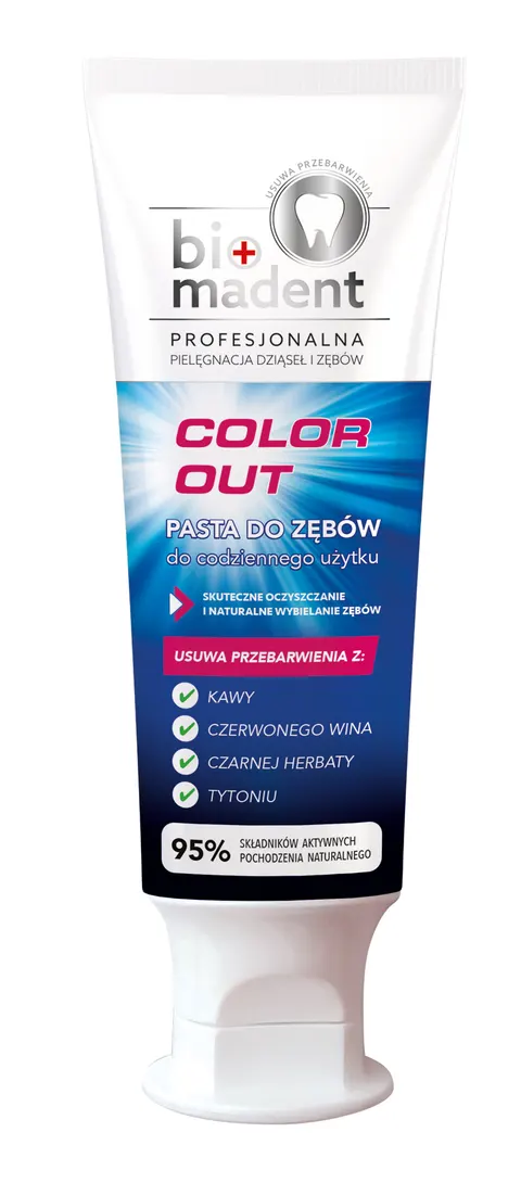 BIO MADENT profesjonalna pasta do zębów NA PRZEBARWIENIA 75 ml a'12