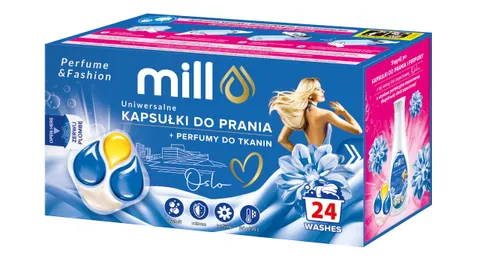 MILL Kapsułki do prania UNIWERSALNE Oslo 24 szt. 4K.K a'8