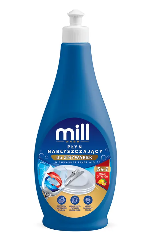 MILL nabłyszczacz do naczyń 3 in 1 500 ml a'6