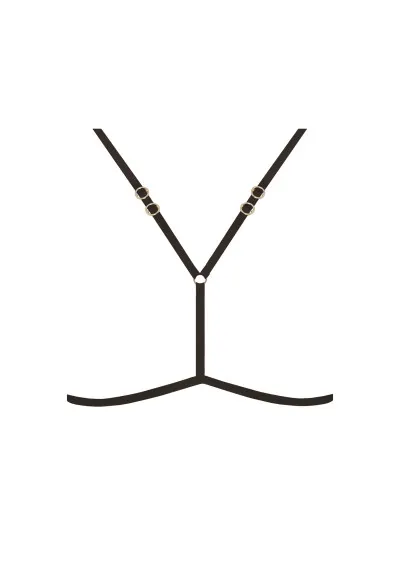 Samanta - Harness Aria V100 tattoo Czarny L/XL