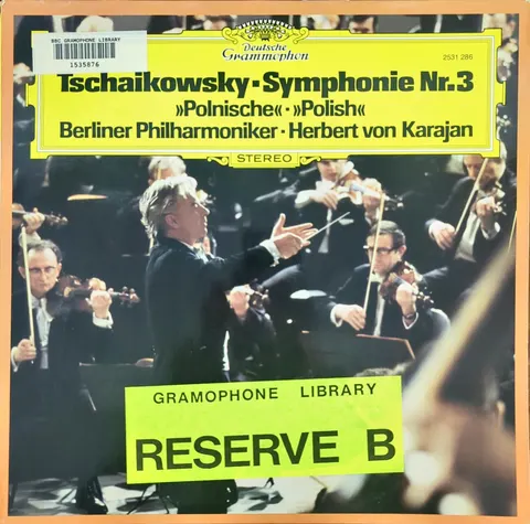 Herbert von Karajan: Symphonie Nr. 3 »Polnische« LP 2531286 Deutsche Grammophon EX