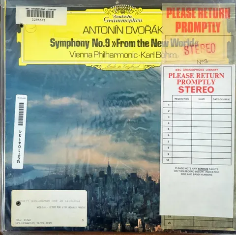 Antonín Dvořák: Symphony No. 9 From the New World LP 2531098 Deutsche Grammophon EX