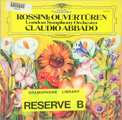 Claudio Abbado: Rossini: Ouvertüren LP 2530559 Deutsche Grammophon EX