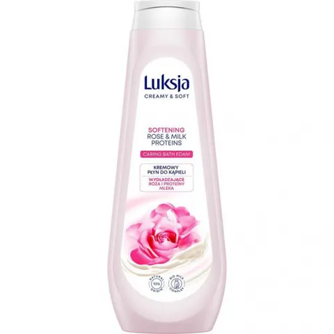 LUKSJA Płyn do kąpieli RÓŻA, 900 ml