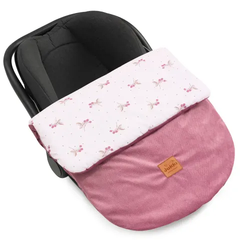 (Outlet) Okrycie, osłonka na nóżki - Blackberry Dreams i Old Rose Velvet