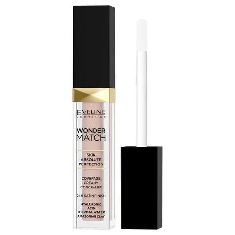 Eveline Cosmetics Wonder Match Concealer kryjący korektor w płynie 16pcs. + testers