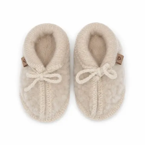 Buciki dziecięce wełniane Nevada - beige / Zaffiro
