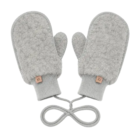 Rękawiczki dziecięce wełniane Nevada - grey / Zaffiro