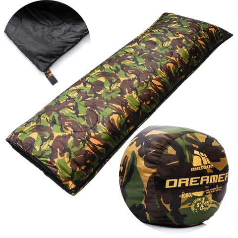 Śpiwór kołdra Meteor Dreamer moro L-zip