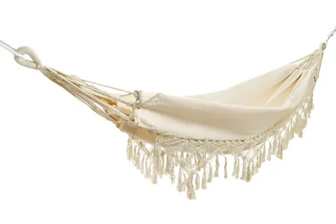 Hamak ogrodowy BOHO Majestic Sport 200x150 cm beżowy