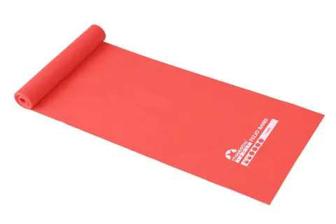 Guma do treningu Majestic Sport FizjoBand 2000x150x0,25 mm LIGHT czerwona