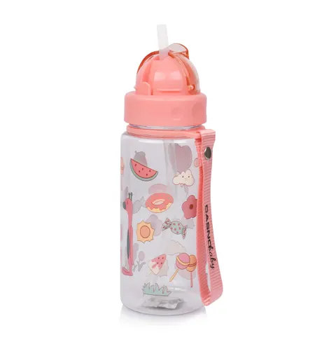 Butelka na wodę dla dzieci Casno WILLY 400 ml różowa