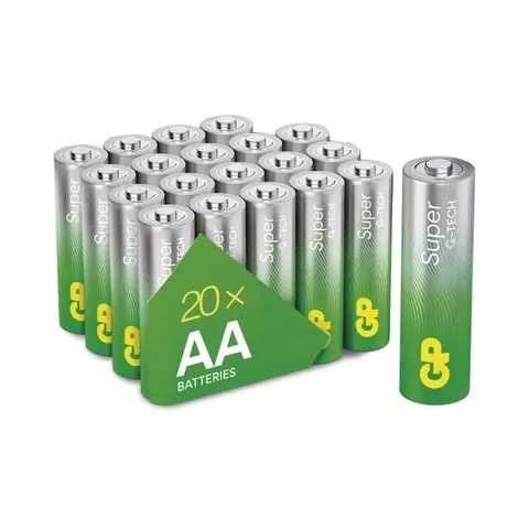 Bateria alkaliczna SUPER; AA / LR6; 1,5V, sh20szt.; B0120L, GP BATTERIES