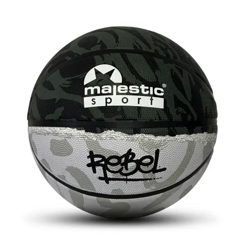 Piłka do koszykówki Majestic Sport Rebel czarna r. 7