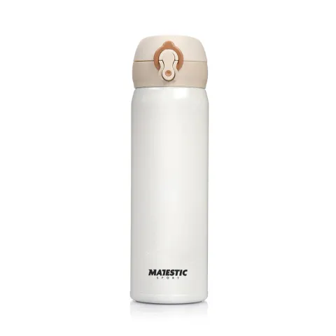 Kubek termiczny Majestic Sport Mash 450 ml biały