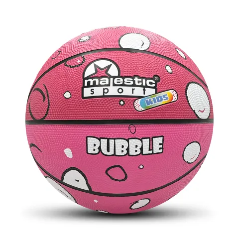 Piłka do koszykówki Majestic Sport Bubble różowa r. 4