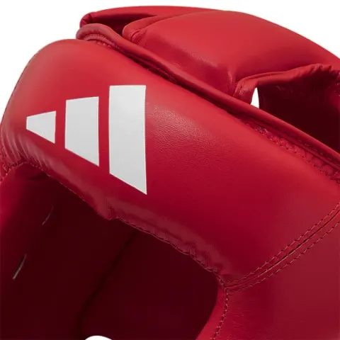 Kask bokserski adidas Rookie-2 czerwony - Rozmiar: L