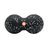 Piłka duoball do masażu EPP Majestic Sport TENSO DUO 16x8 cm czarno-szara