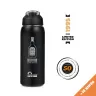 Butelka termiczna z grawerem na urodziny Majestic Sport Delta 750 ml czarna