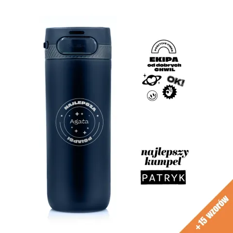 Kubek termiczny Majestic Sport Nord 600 ml niebieski - dla przyjaciela