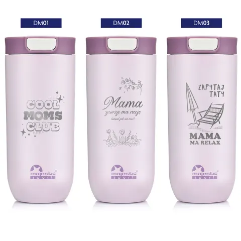 Kubek termiczny Majestic Sport Bullet 540 ml różowy - Dla Mamy