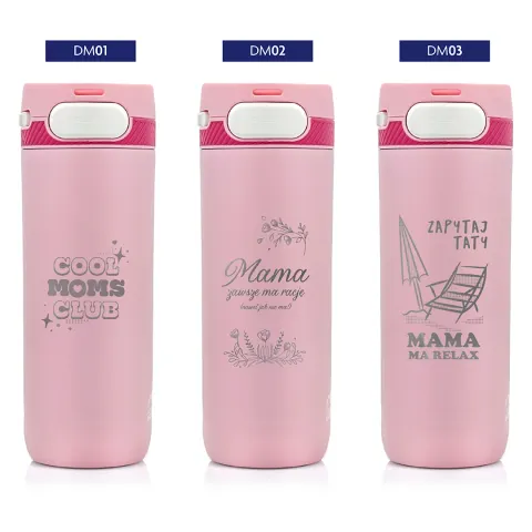 Kubek termiczny Majestic Sport Nord 600 ml różowy - Dla Mamy