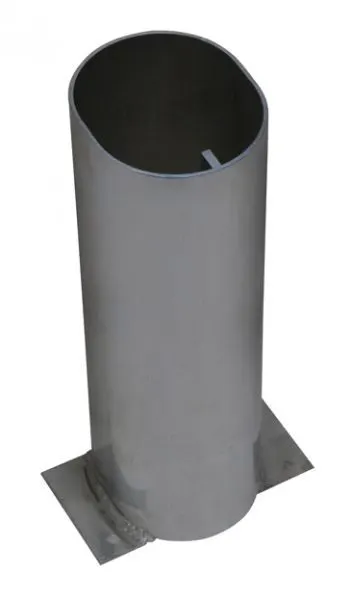 Tuleja aluminiowa do profilu 123x103 mm