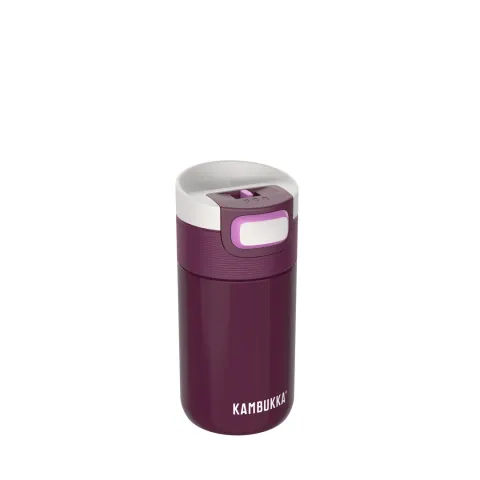 Kubek termiczny Kambukka Etna 300 ml z inteligentną nakrętką 3 w 1 - Cherry Lacquer
