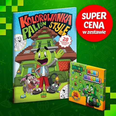 ZESTAW KOLOROWANKA + MINI KREDKI