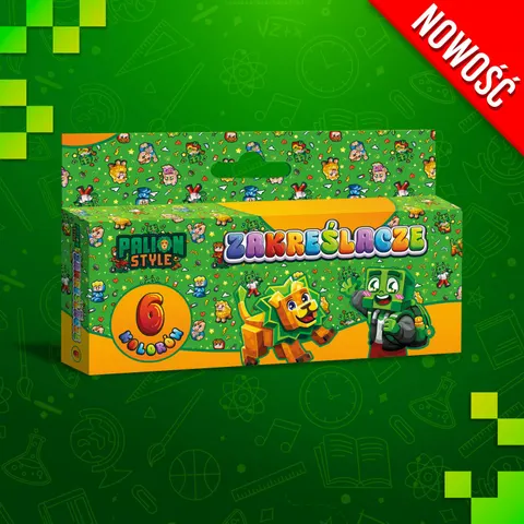 MINI ZAKREŚLACZE PALION STYLE - 6 SZTUK