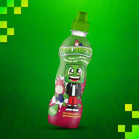 NAPÓJ PALIONEK - SMAK DRAGON FRUIT I BORÓWKA
