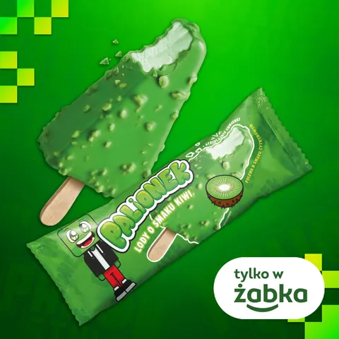 LÓD PALIONEK - SMAK KIWI + STRZELAJĄCA POSYPKA CYTRYNOWA