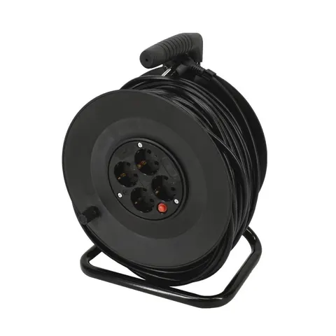 Przedłużacz Bębnowy Schuko 4 Gn. +"0" 15m 3x1,5mm2