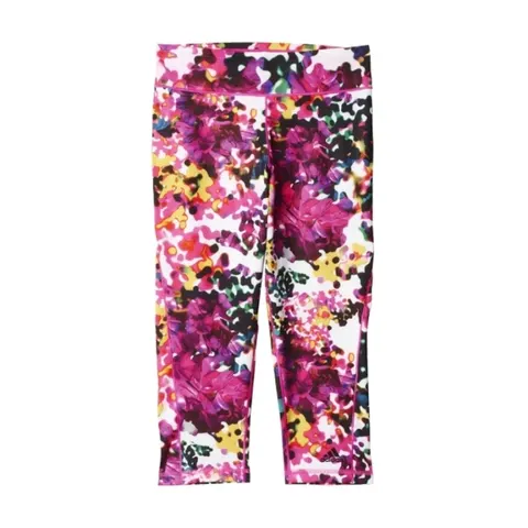 legginsy 3/4 adidas Ultimate Fit Flower AJ5031