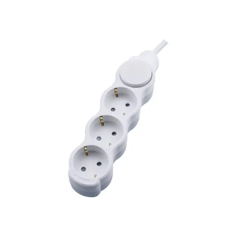Przedłużacz Na Schuko 3x 2p+z+wył. 1.5mm X 5.0m