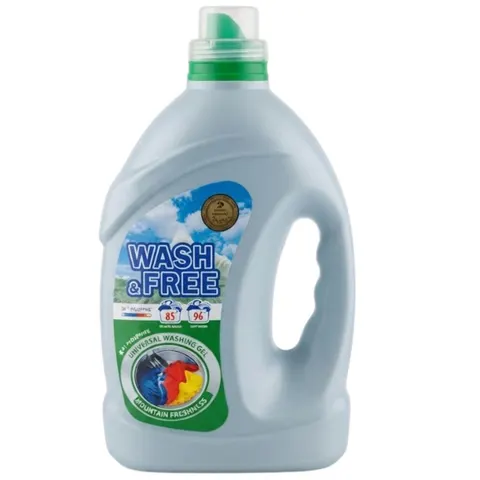 WASH&FREE Żel do prania UNIWERSALNY MOUNTAIN FRESHNESS 114 prań, 4000 g
