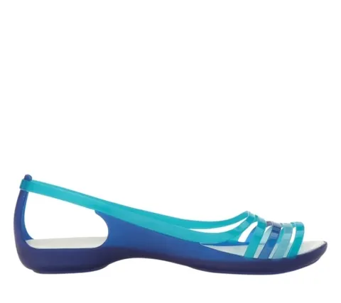 sandały Crocs Isabella Huarache Flat W Cerulean Blue 202463-4O7