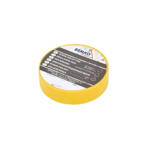 Taśma Izolacyjna 15x10m żółta/yellow