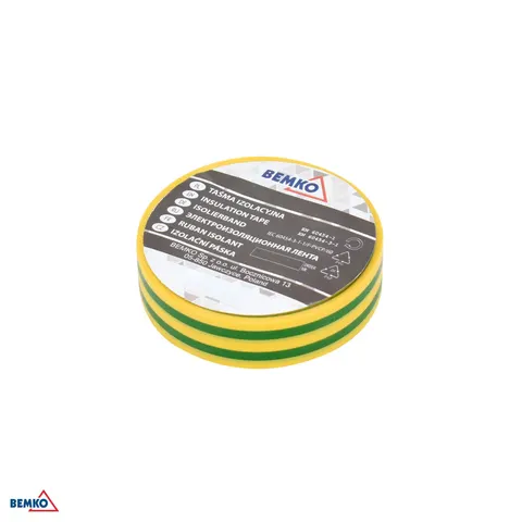 Taśma Izolacyjna 19x20m żółto-zielona/yellow-green