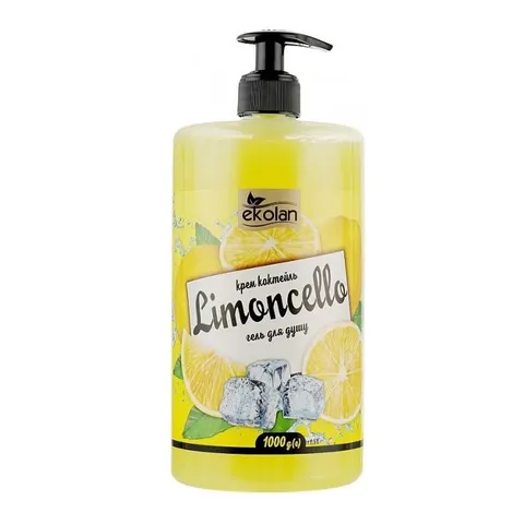 EKOLAN Kremowy żel pod prysznic LIMONCELLO, 1000 ml