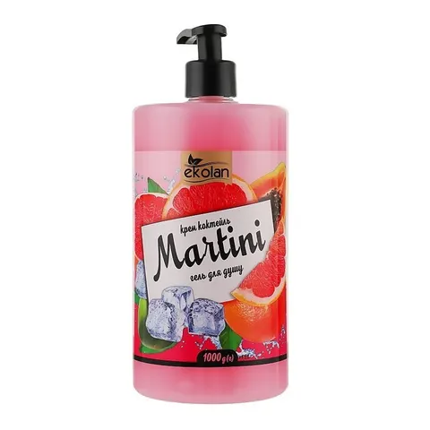 EKOLAN Kremowy żel pod prysznic MARTINI, 1000 ml
