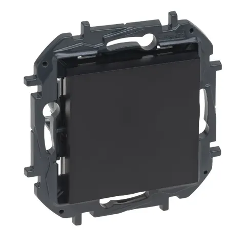 NILOE STEP Łącznik jednobiegunowy 10A 250V moduł, czarny; 863501B, LEGRAND